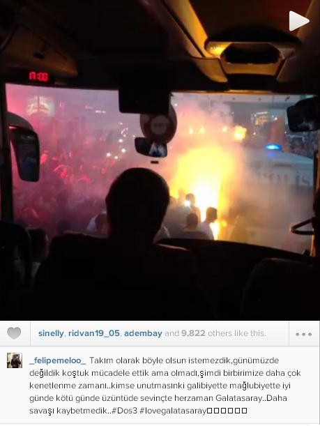 Felipe Melo, Instagram'da derbi üzüntüsünü paylaştı